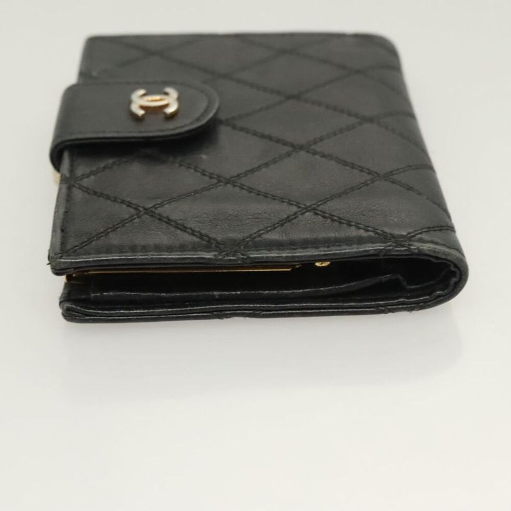 Chanel Coco Mark Black Leather Wallet  (Pre-Owned) - Picture 4 of 16
